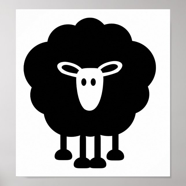 Poster Mouflon drôle (Devant)