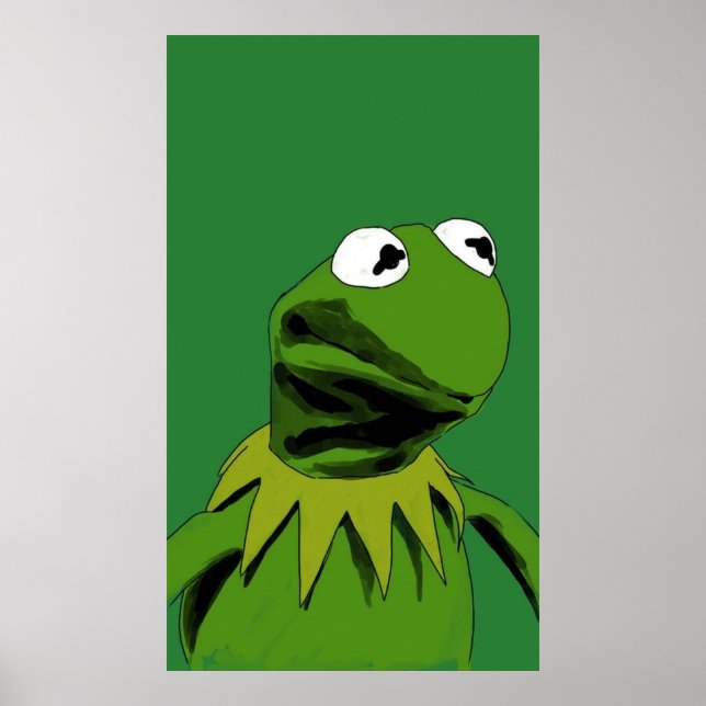 Poster mouiller la grenouille (Devant)