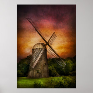 Poster Moulin à vent