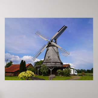 Poster Moulin de Meßlingen à Petershagen-Meßlingen