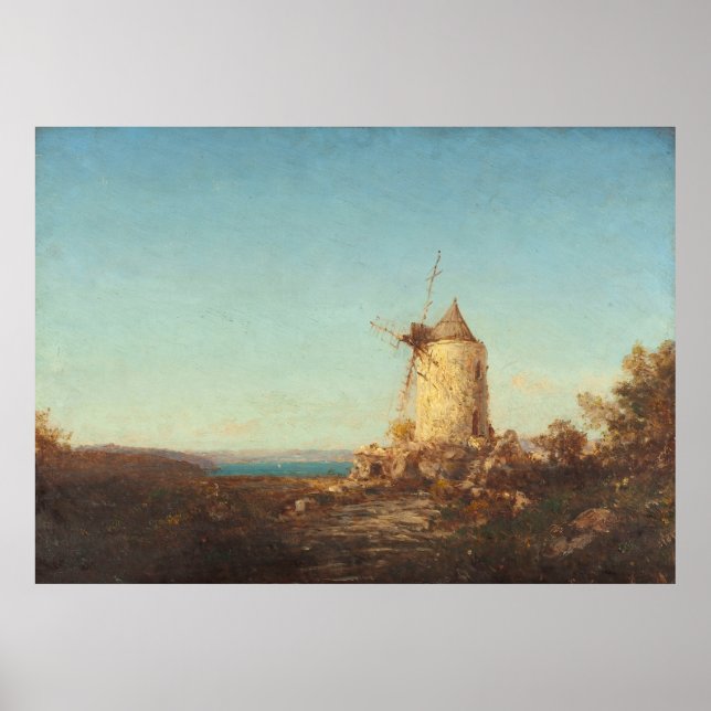 Poster Moulin De Saint-Miter, Près De Martigues (Devant)