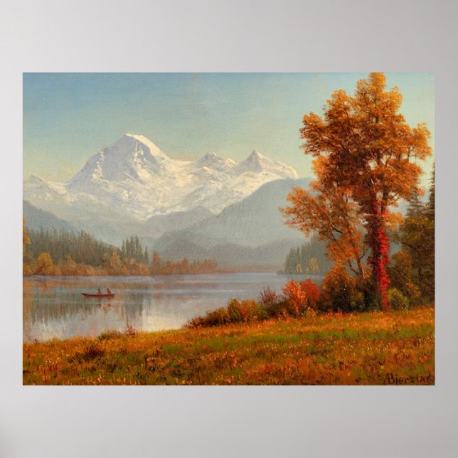 Poster Mount Baker, Washington, beaux-arts, (Devant)