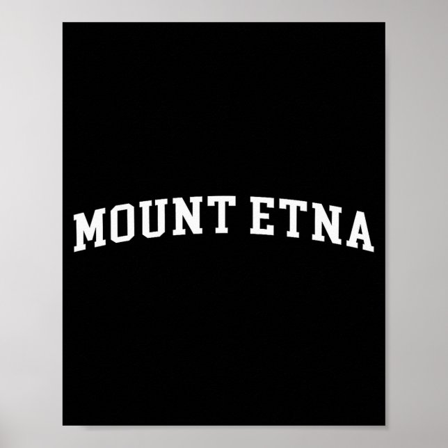 Poster Mount Etna  (Devant)