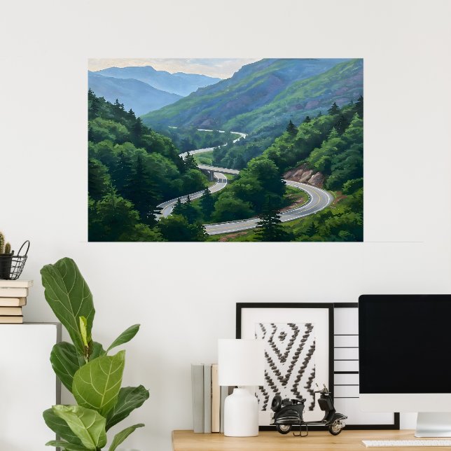 Poster Mountain Pass (Bureau à domicile)