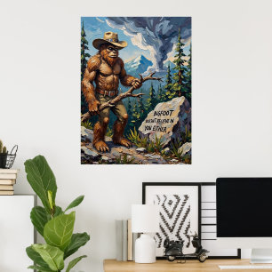 Poster Mountain Skeptic : La sagesse boisée de Bigfoot