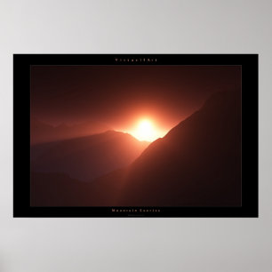 Poster Mountain Sunrise