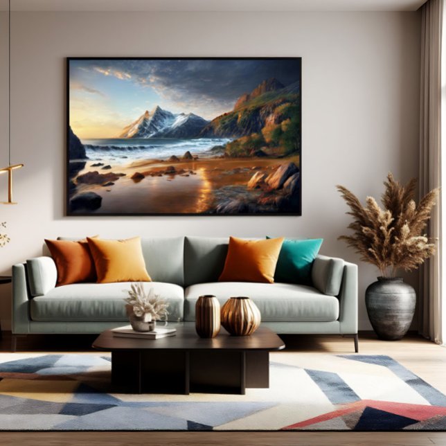 Poster Mountain Sunset (Créateur téléchargé)