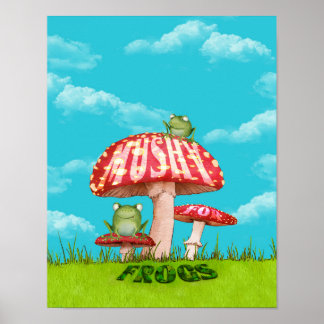 Poster Mousseux pour grenouilles