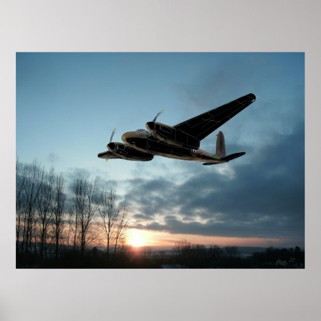Poster moustique de Havilland (Devant)