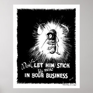 Poster Moustique du paludisme