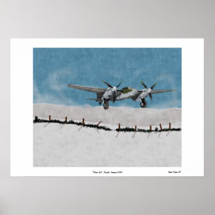 Poster Moustique "Mission End" Décembre 1944