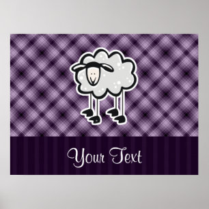 Poster Mouton pourpre