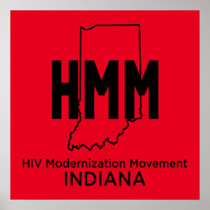 Poster Mouvement de modernisation du VIH Indiana