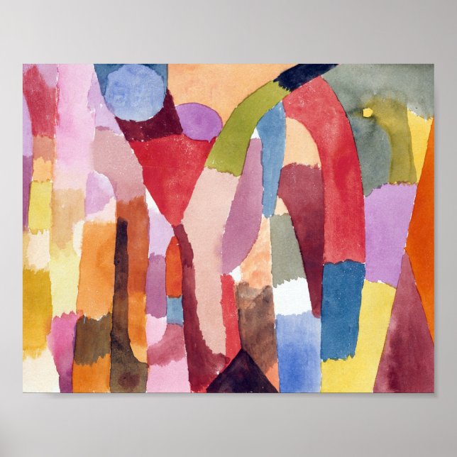 Poster Mouvement des Chambres voûtées : Paul Klee 1915 (Devant)