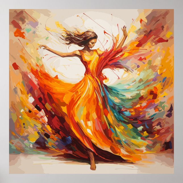 Poster Mouvement dynamique (Devant)