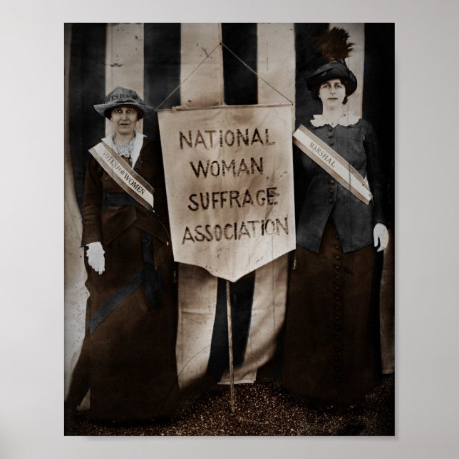 Poster Mouvement pour le suffrage féminin (Devant)
