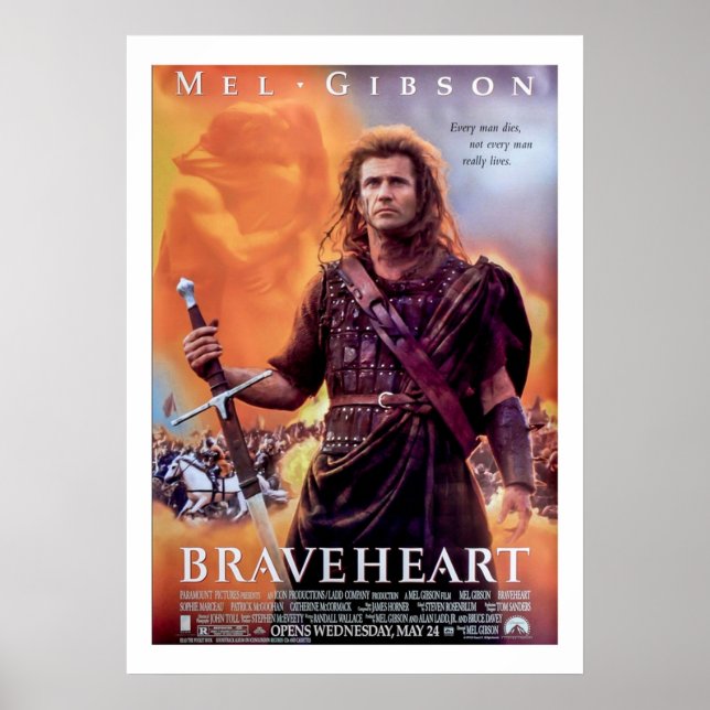 Poster Movie Braveheart (Devant)