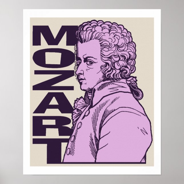 Poster Mozart (Devant)