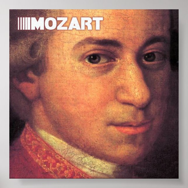 Poster Mozart Art Art Sur Toile (Devant)