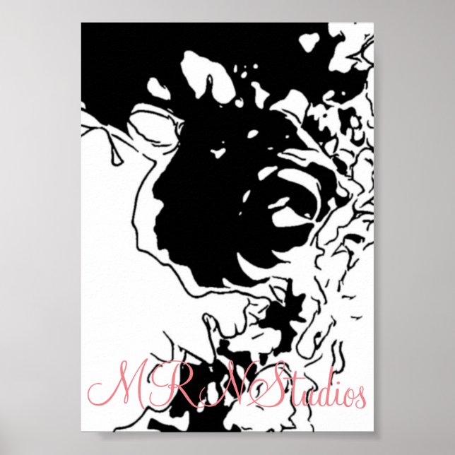 Poster MRNStudios Flower Doodle (Devant)