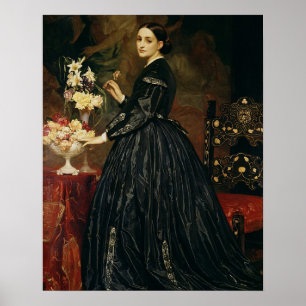 Poster Mrs James Guthrie, c.1864-5 (oil on canvas)
