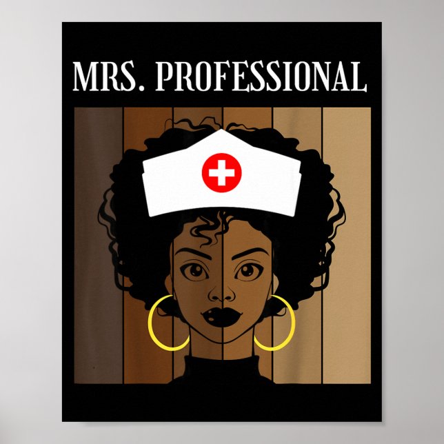 Poster Mrs Professional Nursing Degree Nurse Profession B (Devant)