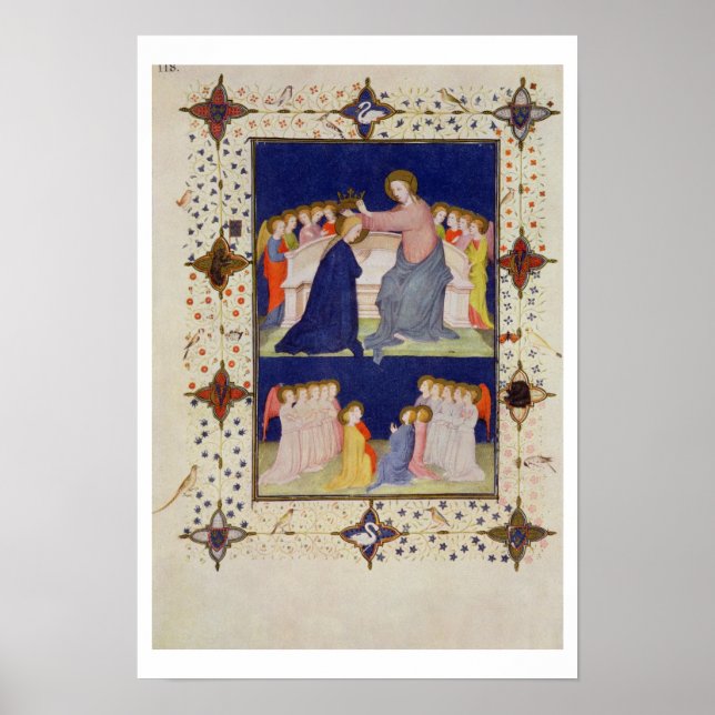 Poster MS 11060-11061 Heures de Notre Dame : Compline, Th (Devant)