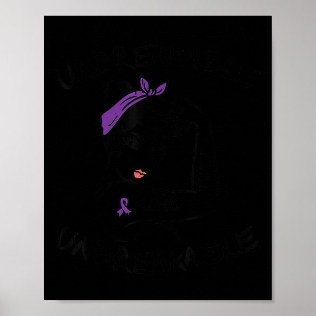 Poster Ms Unbreakable Rubon Lupus Sensibilisation Femmes  (Devant)