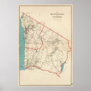 Poster Mt agréable, villes d'Ossining