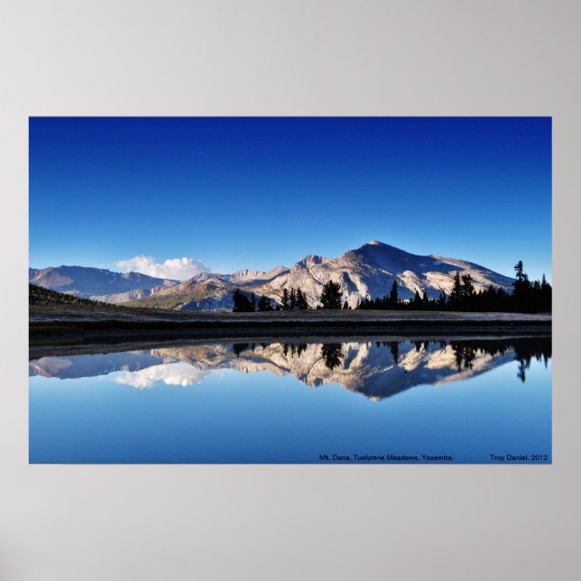 Poster Mt. Dana, Tuolumne Meadows, Yosemite, CA. (Devant)