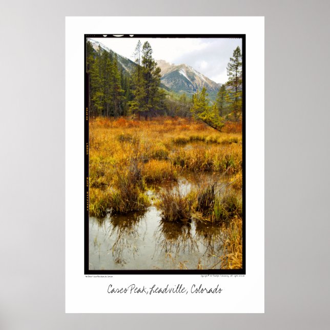 Poster Mt Elbert & Casco Peak, Leadville, Colorado (Devant)