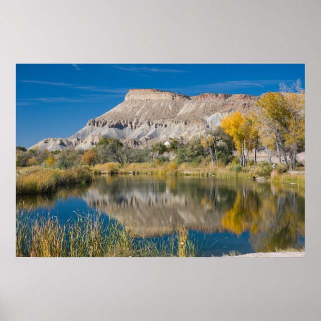 Poster Mt. Garfield Vu de Riverbend (Devant)