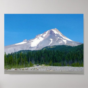 Poster Mt Hood en été, Oregon