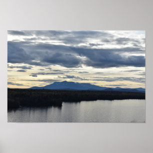Poster Mt. Katahdin ; Le comté d'Aroostook Maine