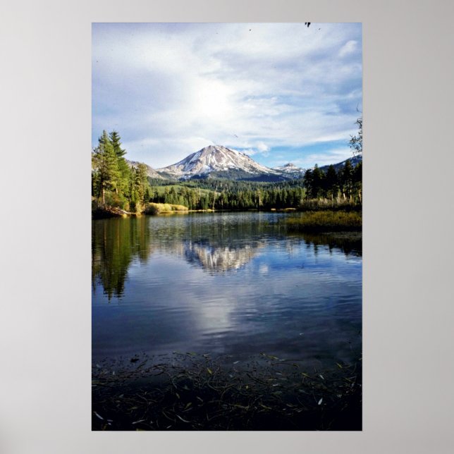 Poster Mt Lassen Du Lac Manzanita (Devant)