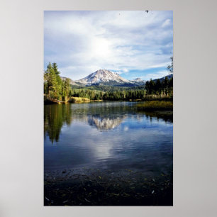 Poster Mt. Lassen From Manzanita Lake