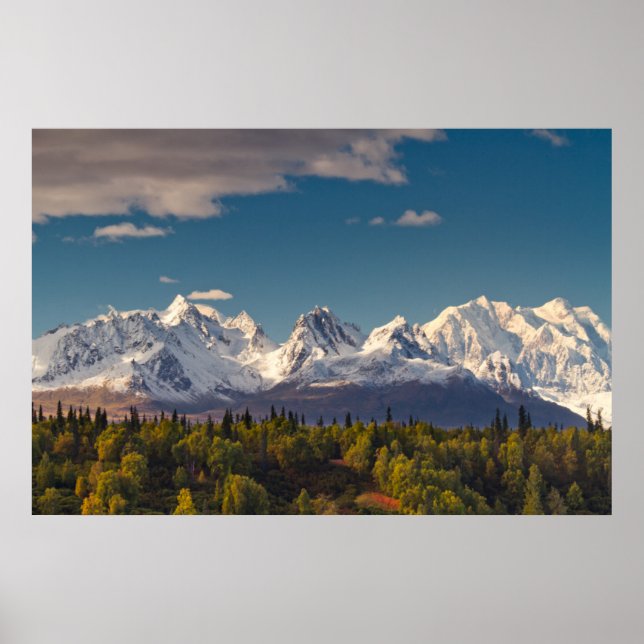 Poster Mt. McKinley | Alaska (Devant)