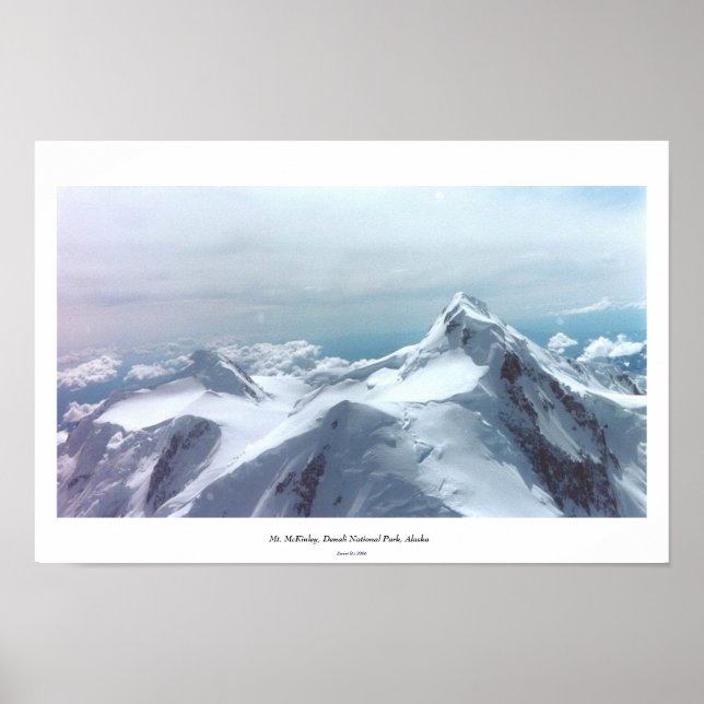 Poster Mt. McKinley, parc national Denali, Alaska (Devant)