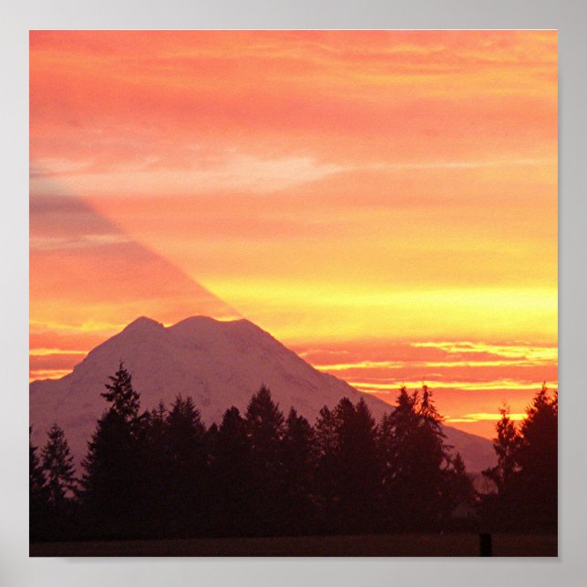 Poster Mt, Rainier (Devant)
