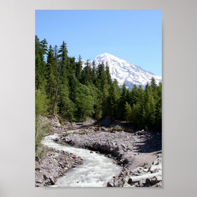 Poster Mt Ranier (Devant)