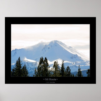 Poster Mt Shasta