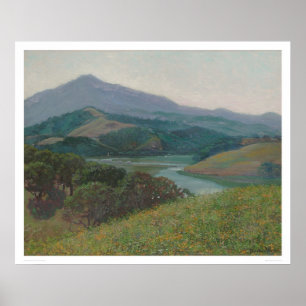 Poster Mt. Tamalpais du ruisseau Corte Madera (1153)