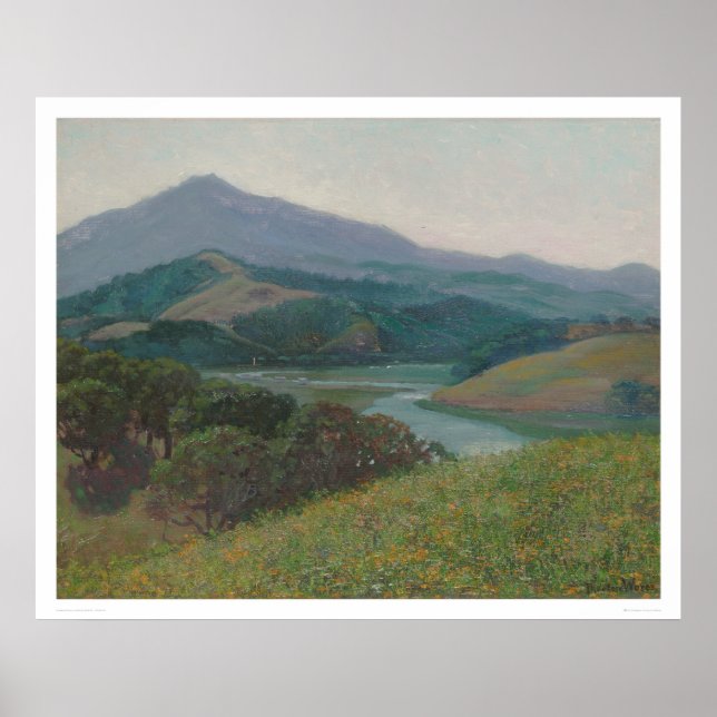 Poster Mt. Tamalpais du ruisseau Corte Madera (1153) (Devant)