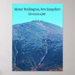 Poster Mt. Washington