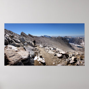 Poster Mt Whitney needles Traverse - John Muir Trail