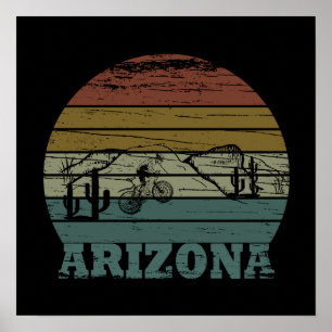 Poster Mtb Az Sedona - Vélo de Montagne en Arizona
