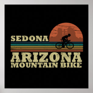 Poster Mtb Az Sedona - Vélo de Montagne en Arizona