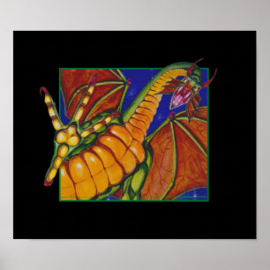 Poster MtG Shivan Dragon