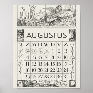 Poster Mtheo van hoytema - calendrier - art de héron - ac
