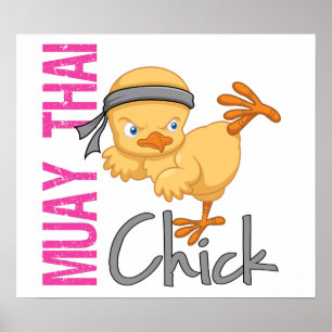 Poster Muay Thai Chick